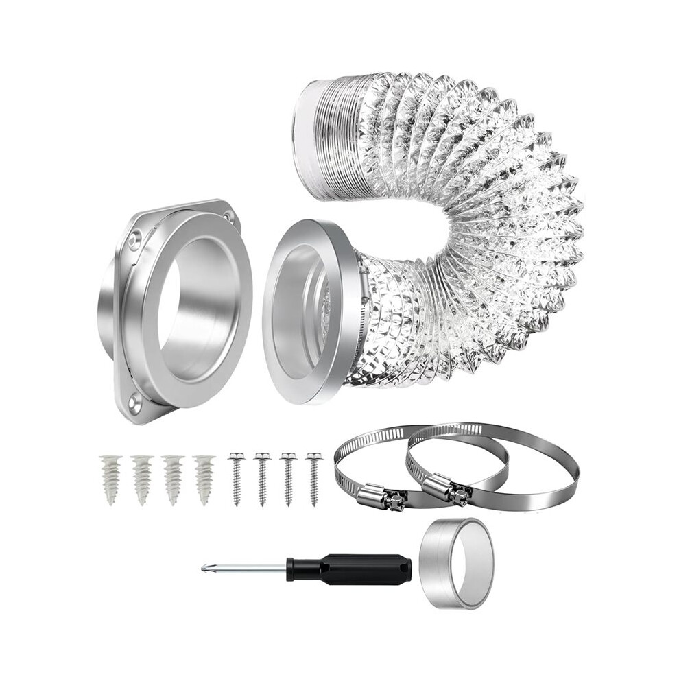 Magnetic Dryer Vent Connector Kit, Quick Connection And Disconnection Strong Magnet Self-Dv180 Alignment Airtight Seal 4712300379163