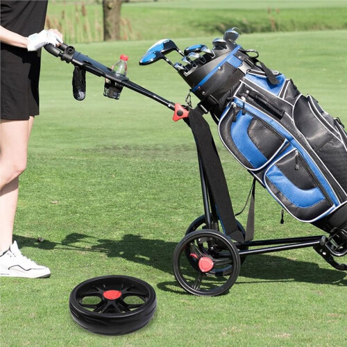 10-Inch Push-Pull  Cart Wheel for 10mm Axle - EVA Foam and Plastic Construction in Multiple Colors