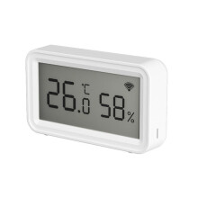 Czujnik Temperatury i Wilgotności Tuya Zigbee, Termometr i Higrometr, Aplikacja do Automatyki Domowej dla Alexa i Asystenta