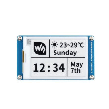 Waveshare 2,7 Inch Passieve NFC-Gestuurde E-Paper Schermmodule, Energiezuinig NFC-Tag Displaypaneel voor Slimme Labels en Bewegwijzering.