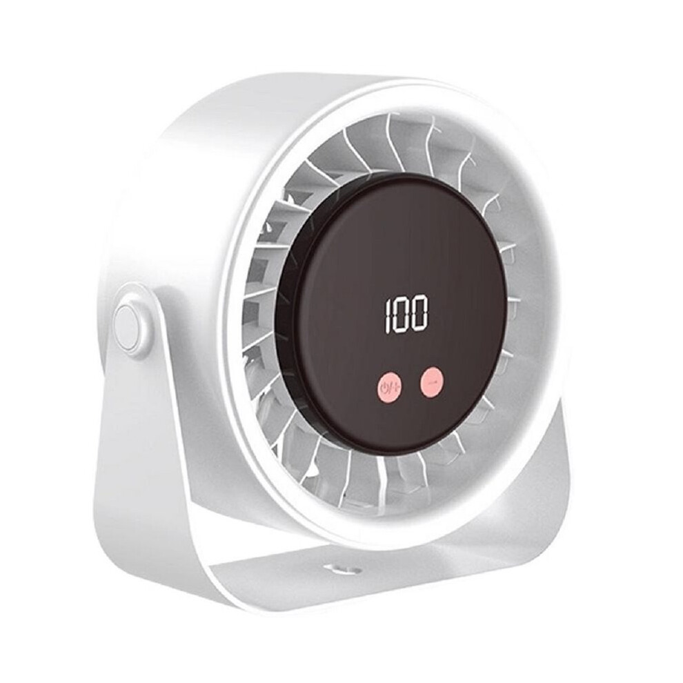 Small Desk Fan Rechargeable Quiet Desktop Cooling Supplies Rechargeable Usb Fan For Summer Travel Hiking Backpacking A 4711489680572