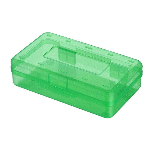 Plastic Large Capacity Pencil Boxes Clear Boxes with Lid Stackable Design