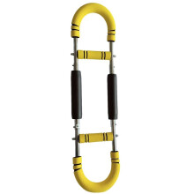 Entrenador de Brazos Twister con Ajustable (88 Libras), 4 Resortes, Asas Antideslizantes - Equipo de Entrenamiento de Pecho Amarillo y Negro