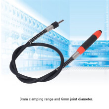 Flexible Shaft Adapter Drill Extension Cable 3mm Chuck 6mm Shaft with Wrench for Grinder Engraver