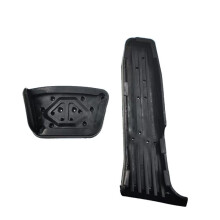 1 Set Stainless Steel Accelerator Brake Pedal Protective Cover for 2023-2025 RX350h RX450h+ RZ300e RZ450e
