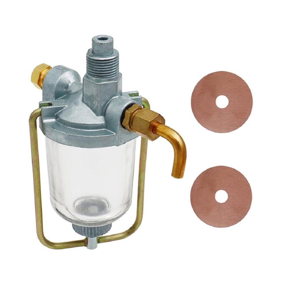 370832R91 Fuel Filter Sedimentation Bowl Assembly Glass Fuel Settling Cup For Ih For Farmall H M 350 400 I6 450 Tractor 4712358670960