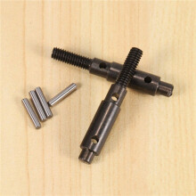 4Pcs Hard Steel Front Rear Portal Stub Axle Drive Shaft for Redcat GEN8 1/10 RC Crawler Car Upgrades Parts Accessories