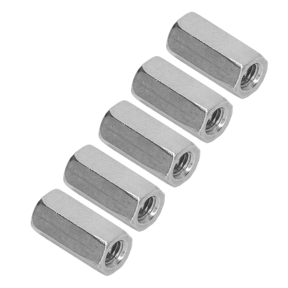 M6 304 Stainless Steel Hex Coupler Nuts 20