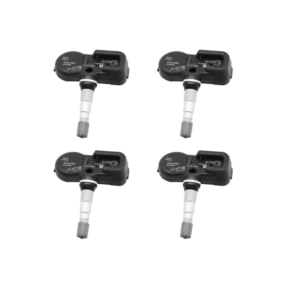 4Pcs Tire Pressure Sensor 433Mhz Pmv-C210 For Ct Es Ls Rx Camry Hiace Prius Venza Yaris Hiace Black 4712562447006