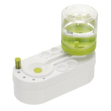 Reinigt Aquarelkwasten met Afvoerreiniger, Spoelbeker en Verfdispenser (Groen)