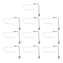 10pc 75/100/150mm Stainless Steel Float Tank Right Angle Water Level Sensor L Type Float Controller 150MM