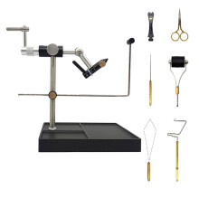 Clarkfork True Rotary Fliegenbindestock für Fliegenfischer, Premiumqualität für Erfahrene Angler