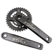 Juego de Bielas para Bicicleta de Montaña de 36/22 Dientes y 175 mm, Compatible con Sistemas de 8 y 9 Velocidades