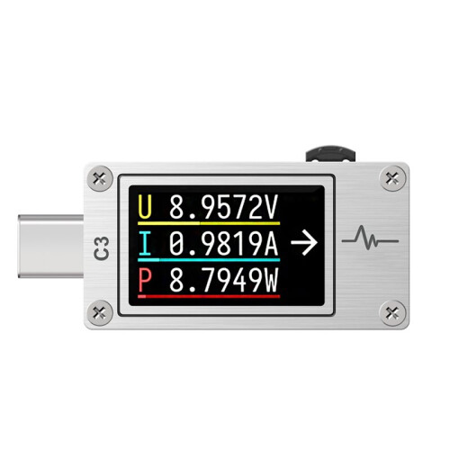 C3 Digital Multimeter Current Tester Voltage Detector  26V 6A USB-C 3.1 Power Meter Tester 2