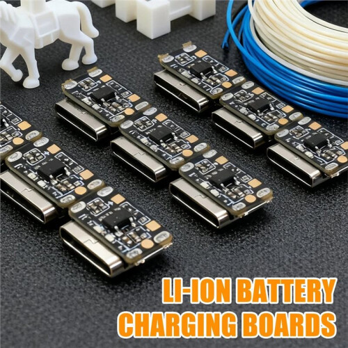 20PCS  Lithium Battery Charging Board Module 4.2V 18650 Lithium Battery Charger Protection Board Type-C Interface 2