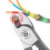LAOA Cable Cutter Cable Nippers Crimping Pliers Electrical Wire Stripper Combination CR-V Multifunction Hand Tools 7