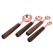 Messlöffel 4 Stück Roségold Edelstahl Küche Backen