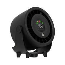 Portable USB Cooling Fan with 3 Modes 3600mAh Battery Misting Fan Small Table Fan for Kitchen Home Black