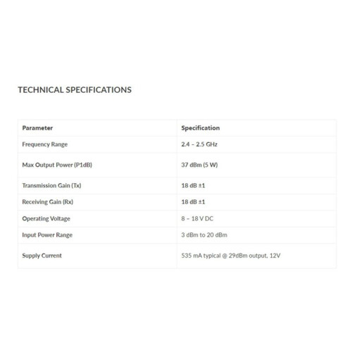 Amplificador de Sinal Bidirecional PCBA 2.4G 5W, Extensor de Sinal Sem Fio 1