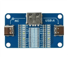 Analyseur de Câble de Charge Rapide Multi-Interface USB A Vers Type C/Type C Vers Type C avec Indicateurs LED