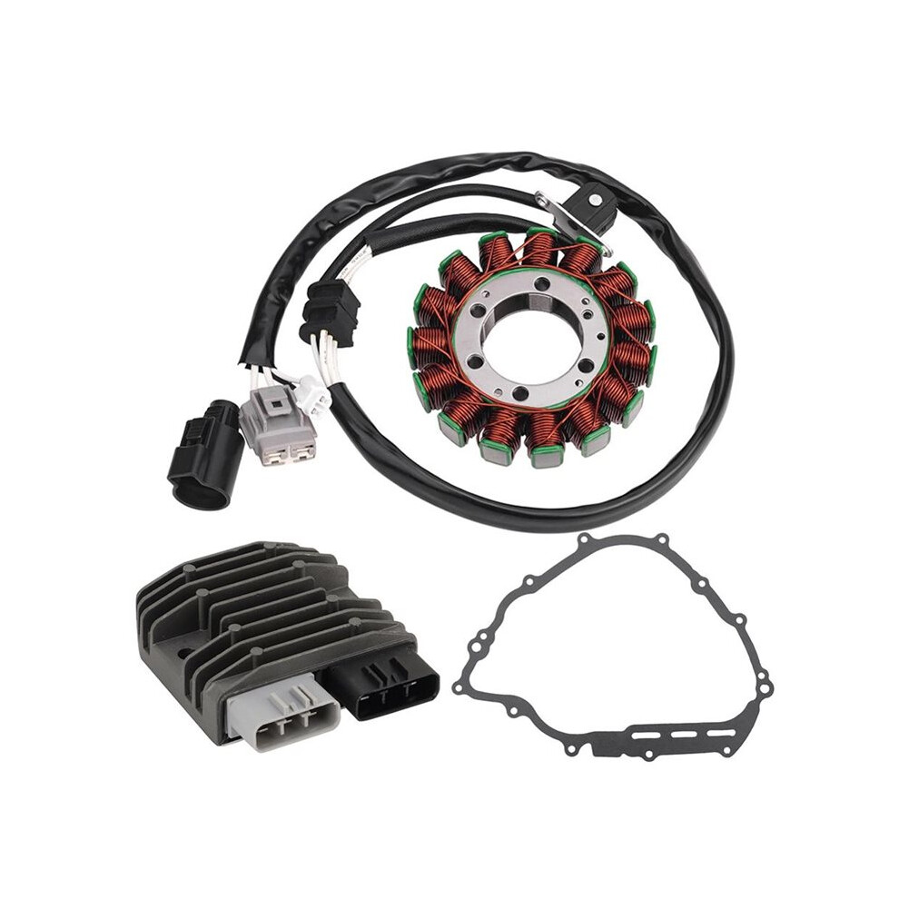 Motorcycle Magnetic Motor Stator Coil With Rectifier Gasket 5B4-81410-00 1D7-81960-00 For Yxr700 Rhin700 4713685482929