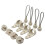 4pcs Replacement Part Roller Shade Hardware Bungee Kit and End Cap Tie Downs for Coolaroo Outdoor Roller Shade 2