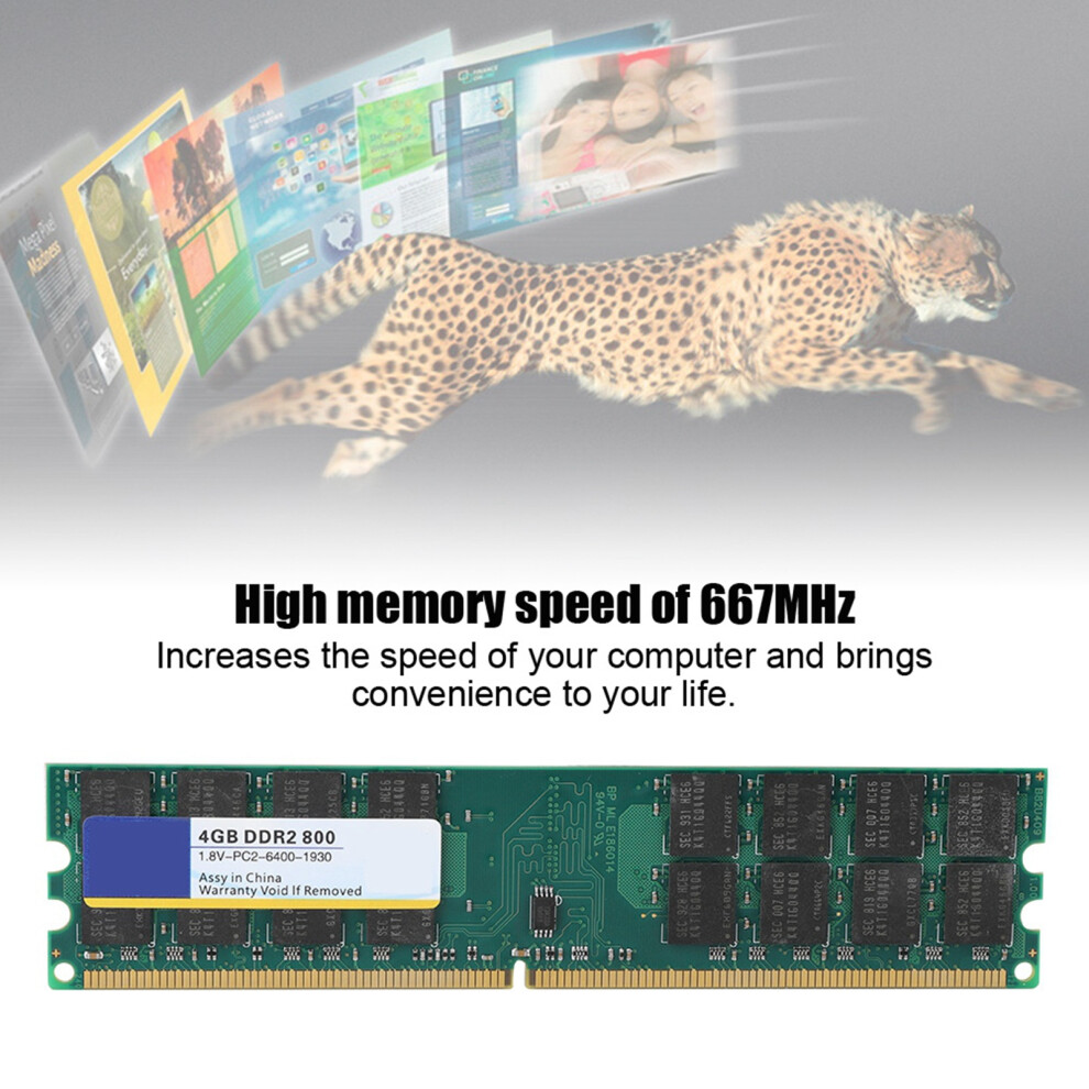 Xiede Ddr2 4Gb 800Mhz 240Pin Desktop Upgrade 7055741646515