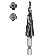 Forets Étagés en Cobalt HSS Co M35 à Queue Hexagonale de 3 à 13 mm pour le Perçage de L'Acier Inoxydable et Du Fer