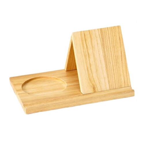 Triangular Wooden Bookshelf, Reading Stand, Bedside Table, Sofa Decoration, Study/Office Storage Rack