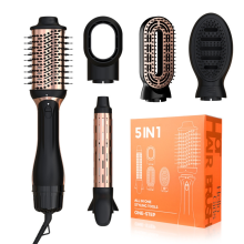 Spazzola ad Aria Calda 5 in 1 da 1200 W con Motore AC, Asciugacapelli e Styler con Ioni Negativi, 30000 giri/min per Con