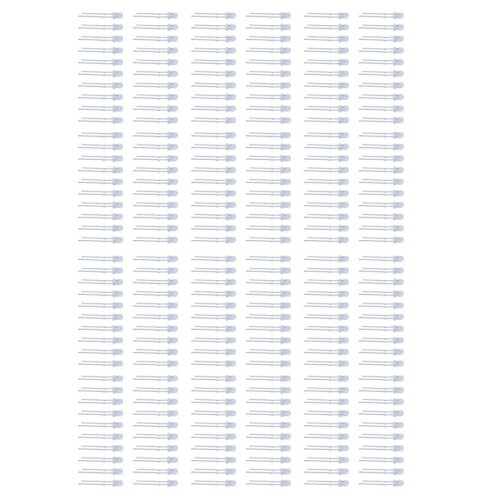 240 Pieces 3mm White LED Lamp Light Emitting Diode  2.5V-3V