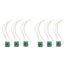 6 PièCes HO N ModèLe à L'ÉChelle Carte de Circuit ÉLectrique Feu de Signalisation ModèLe HO ÉChelle Train Miniatures Ferroviaires