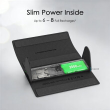 Custodia di Ricarica Wireless Meta con Batteria da 2000 MAh, Custodia Portatile per Occhiali Meta AI.