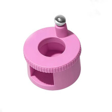 Ímã de Unha Giratório Olho de Gato com Efeito de Luz Ampla e Contas de Vidro, Multifuncional e Automático, para Unhas de Gel, Rosa.