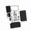 Black 3DS XL Full Shell Replacement Parts 9