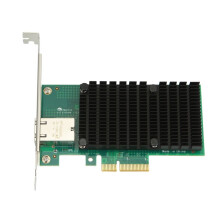 Tarjeta de Red 10G PCIe 3.0 A RJ45, Tarjeta de Red Ethernet Cableada para Servidor, Chip AQC107, Adaptador LAN PCI Express