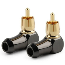 Audiophile Connector 90 Degree Right Angle Pure Copper Audio Amplifier Thome Theater Hifi Speaker Terminal