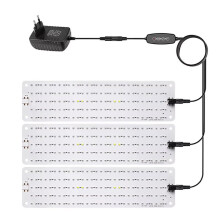 LED-Groeilamp met Volledig Spectrum, Automatische aan/Uit-Timer, 3 Lichtstanden en 6 Dimniveaus voor Kamerplanten. EU-Stekker.