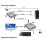 Extensor KVM Compatível com  1080P Via Ethernet RJ45 CAT5E/6 de 60 M com Suporte para Mouse e Teclado, Plugue UE 4