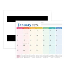 Magnetische Kalender voor Koelkast, Koelkastkalender Loopt van Januari 2024 Tot Juni 2025, 18 Maandelijkse Kalender Zoals Afgebeeld
