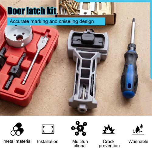 Door  Kit  Mortise Tool for Accurate Scoring with Built-in Scoring Chisel Tools for Door Installation 1