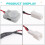 2X Car Interior Central Control Storage Box Atmosphere Ambient Light Ice  for  Camry 2018-2021 9