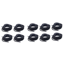 10X 20 Ft Split Wire Loom Conduit Polyethylene Tubing Black Color Sleeve Tube 10mm Inner Diameter