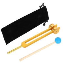 Diapadores de AleacióN de Aluminio, 111 Hz DiapasóN con Martillos para Pruebas del Sistema Nervioso Terapia de CuracióN de Sonido, Oro