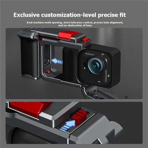 Handle Grip Kit for  Go Ultra Grip Holder Metal Frame Quick Release Rabbit Cage Shutter Button Photography Grip 1