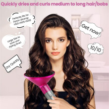 Diffuser Attachment+Tension Comb for Airwrap HS01 HS05 HS08 for Fast Drying and Styling Wave Curly Thick Hair B
