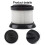 3pcs Replacement Exhaust Filter for CleanMaxx MJ1901B for Cyclone Vacuum Cleaner Dust Container Filter Accessories 1