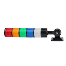 Panneau de Signalisation LED à 5 Couches pour Machine CNC, 220 V CA, Clignotant Fixe, Feux de Signalisation Industriels, Avertisseur Sonore A