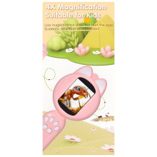 Kids Microscope with 2inch IPS Screen Handheld Digital Microscope Magnifying STEM Science Toy for Children Educational