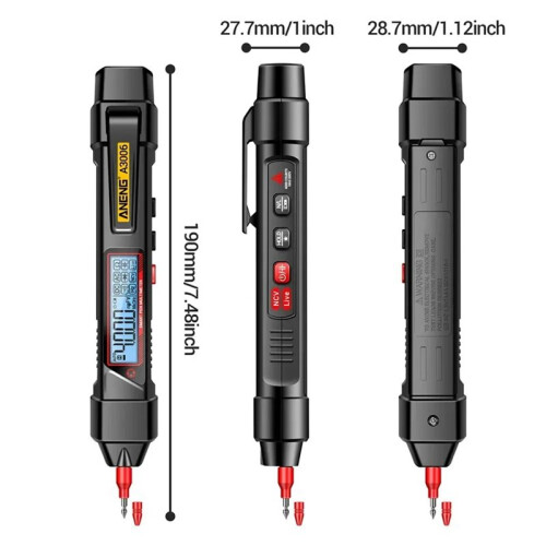 ANENG A3006  Pen-Type Multimeter Digitale Professionele 4000 Counts AC/ Spanning Ohm Diode Capaciteit Hz Meter Tool 1